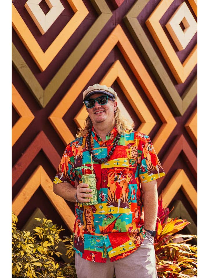 Park Candy - Wholesale Button Down Shirt - Unisex - Tiki-a-Go-Go Aloha Shirt