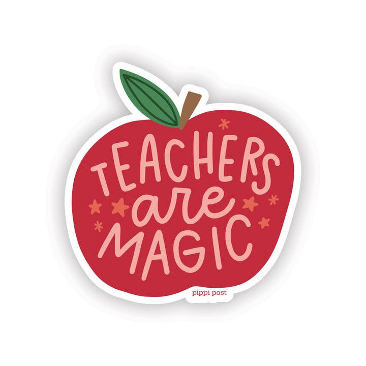 Pippi Post - Wholesale Sticker - Teachers Are Magic Decal Sticker3