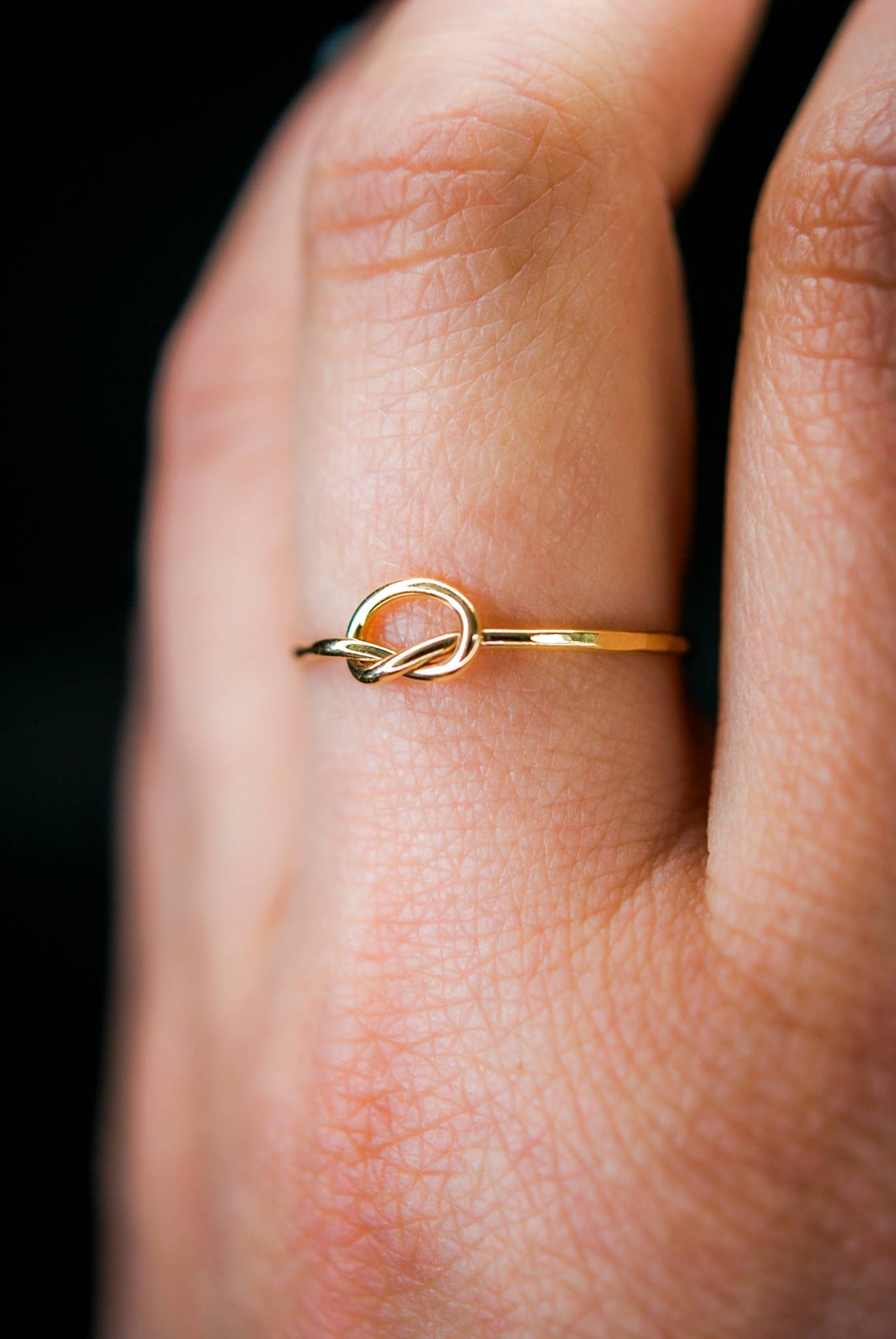 Hannah Naomi - Wholesale Band/Stacked Ring - Open Knot Ring, 14K Gold Fill9