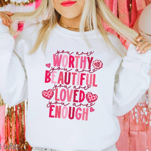 Valentine You Are Worthy #BS6313 for wholesale by Bama Screens