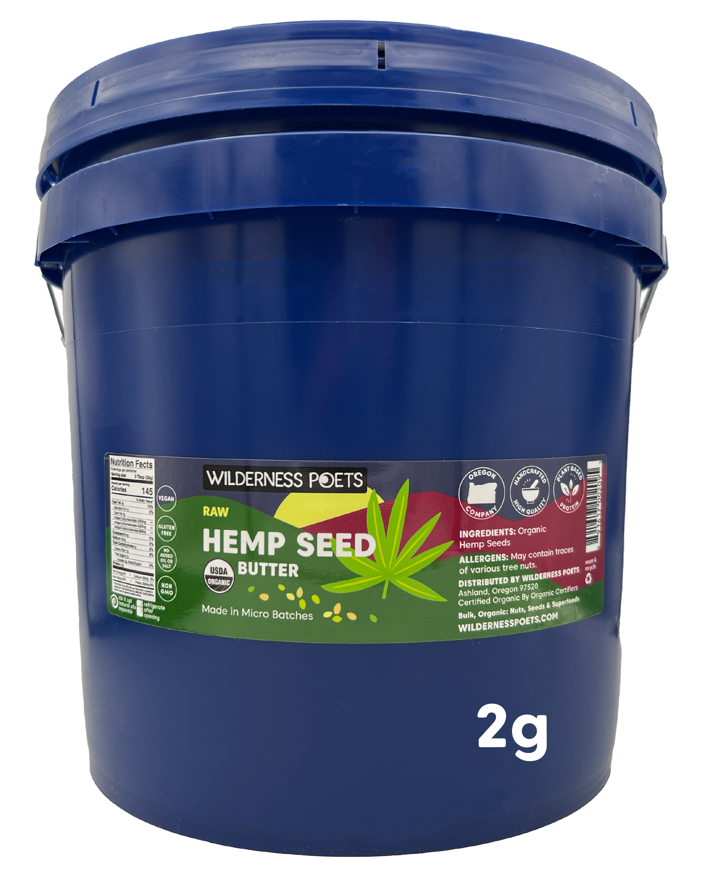 Wilderness Poets - Wholesale Nut Butter - Organic Hemp Seed Butter10