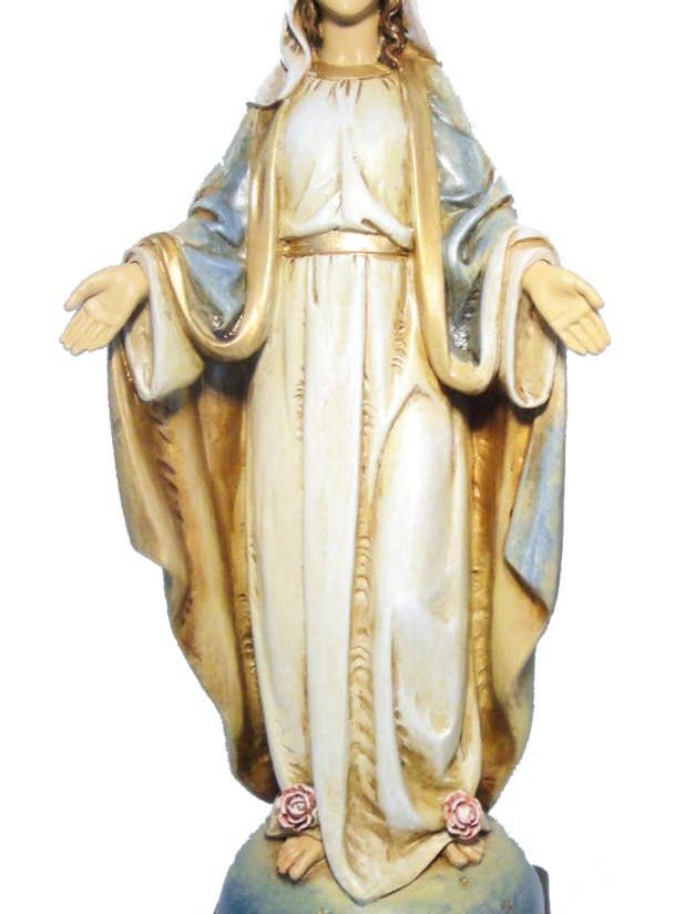 Madone Marie Immaculée en pâte de bois pour la vente par Dolfi