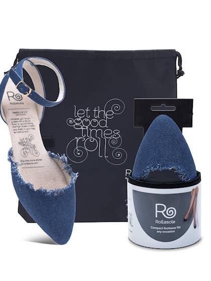 Rollasole - Wholesale Flats - Women's - Denim Dash