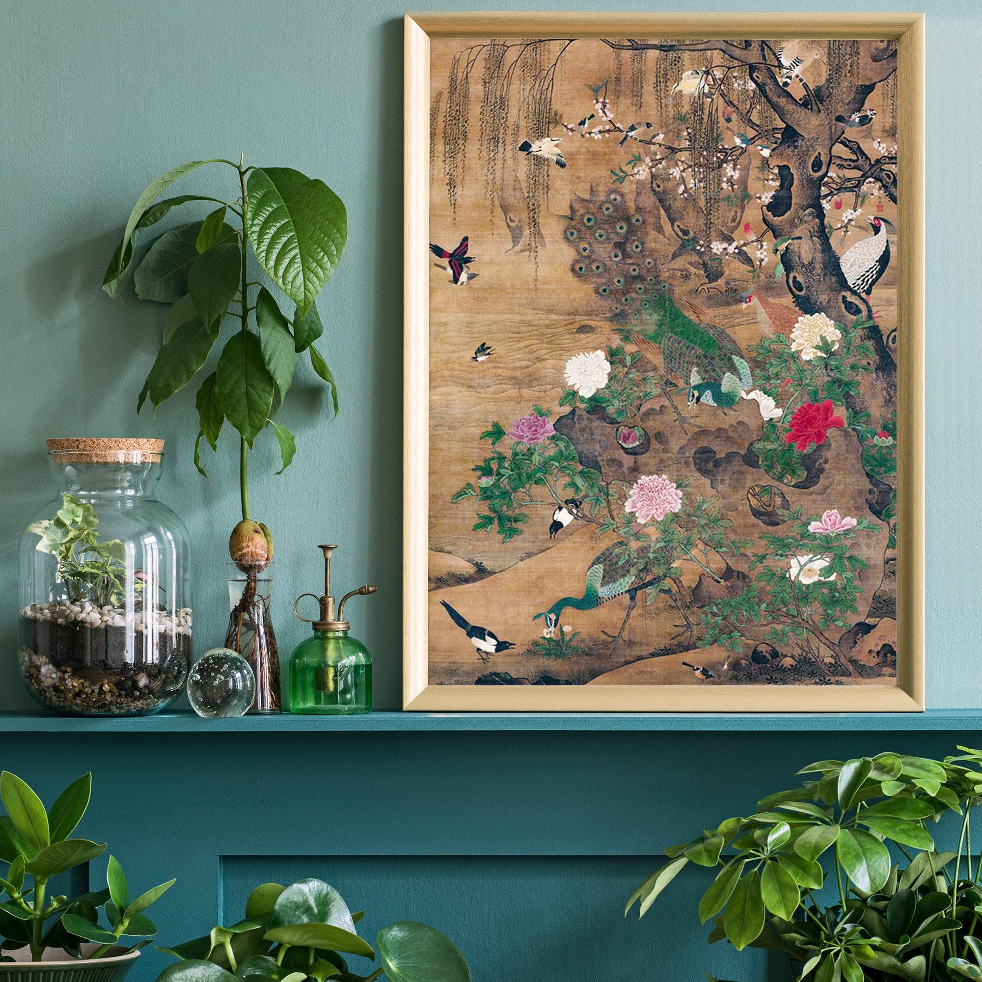 Ink & Drop – wholesale Painting/drawing – Birds and flowers vintage painting by Yin Hong1