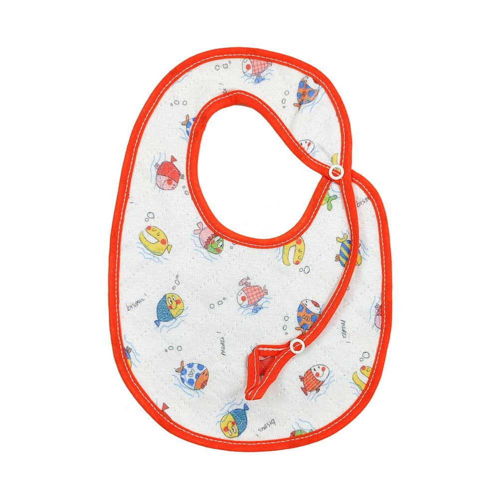 Almatex srl – Engroshandel Hagesmæk - Baby – HOMER hagesmæk cm.19x25 med quiltet lærred sutterholder3