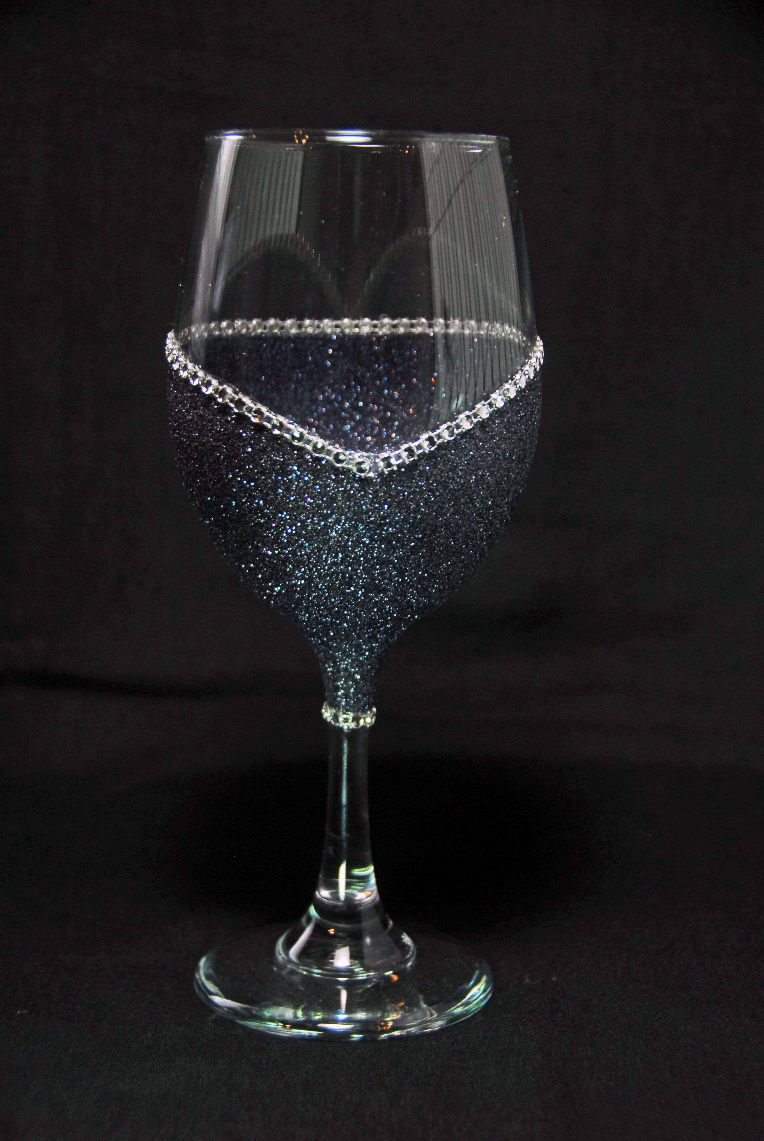 WineyBitches.Co - Wholesale Wine Glass - Sweet Bitch – Bling Glitter Glass Wine Glass (The Bitch Collection)11