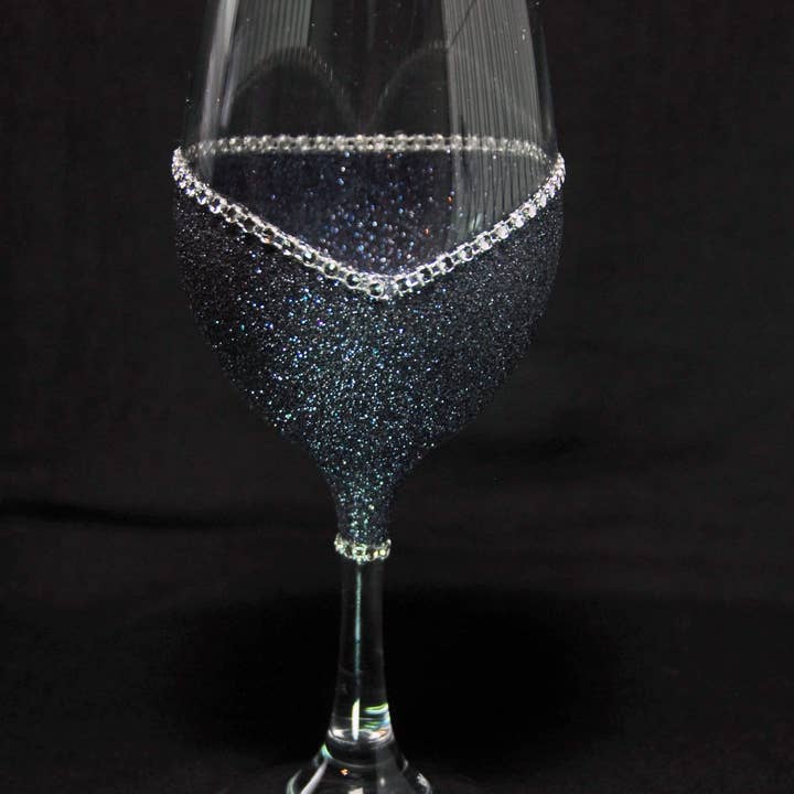 WineyBitches.Co - Wholesale Wine Glass - Sweet Bitch – Bling Glitter Glass Wine Glass (The Bitch Collection)11