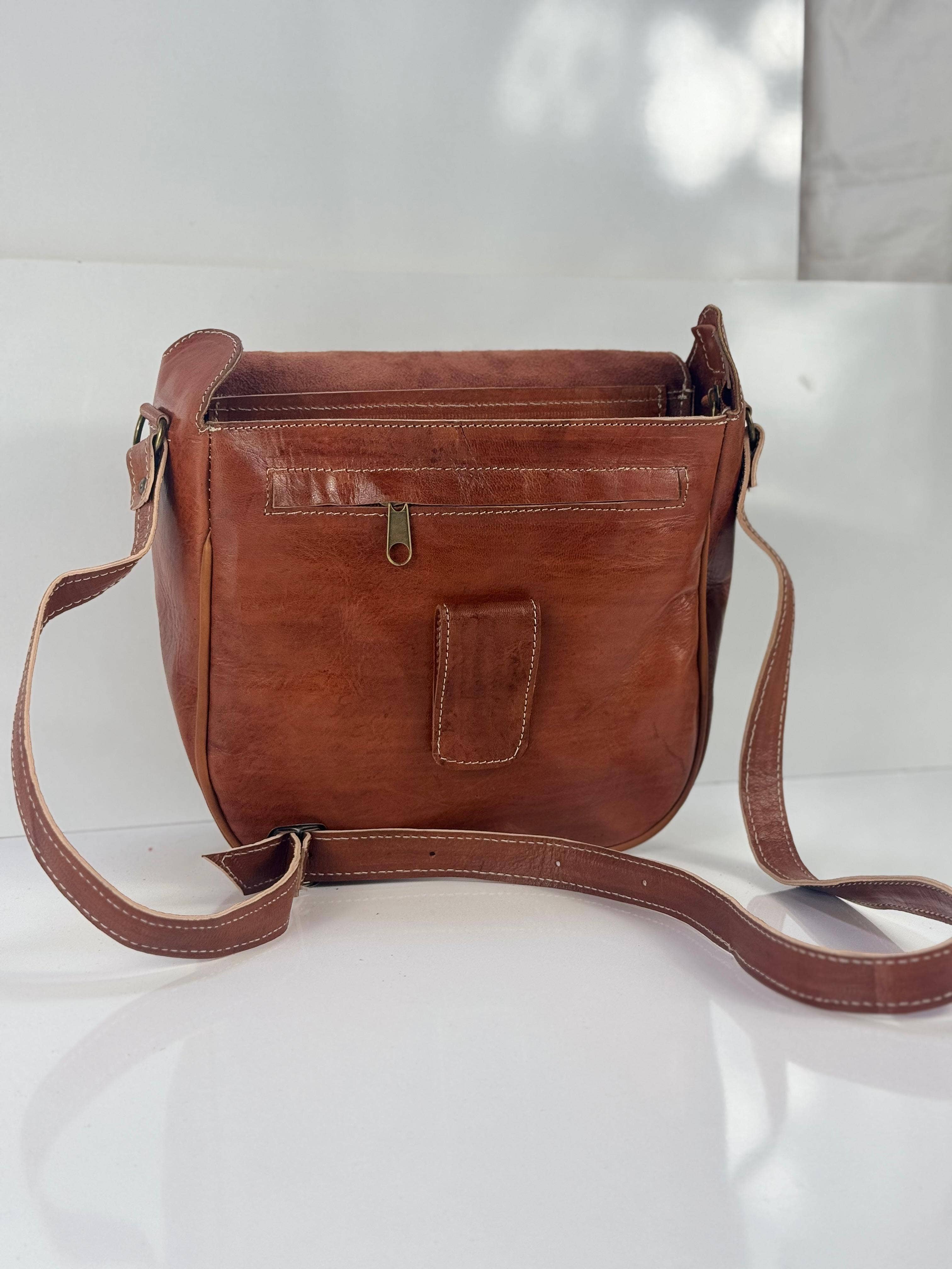 HandmadeBestSeller - Wholesale Crossbody Bag - Women's - Handcrafted Moroccan Leather Crossbody Bag12