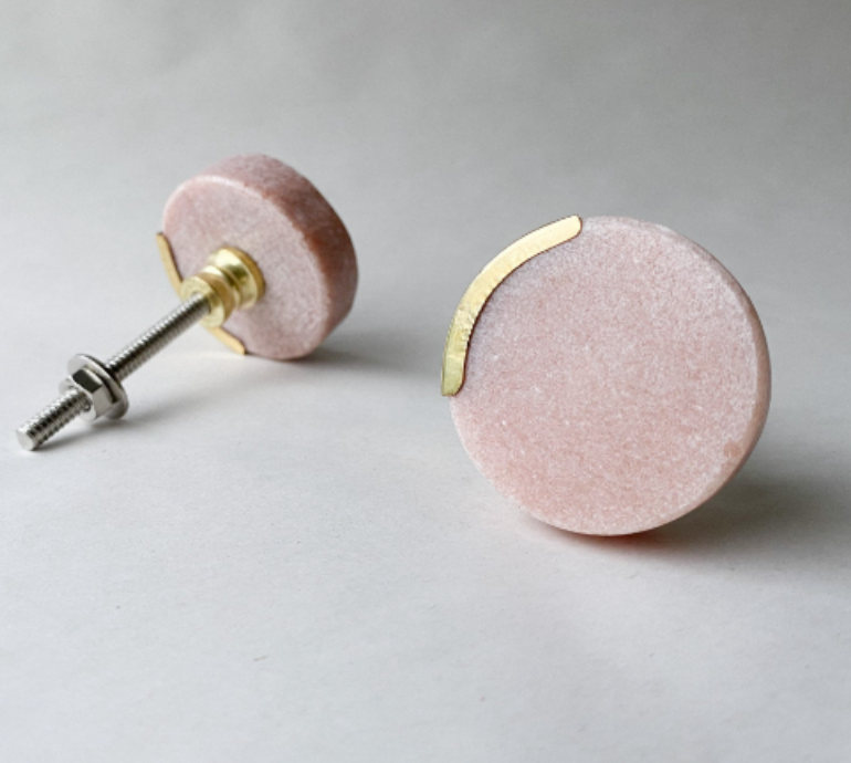 Home Luxe Co - Wholesale Knob/Pull - Kensington Marble and Brass Drawer Pull1