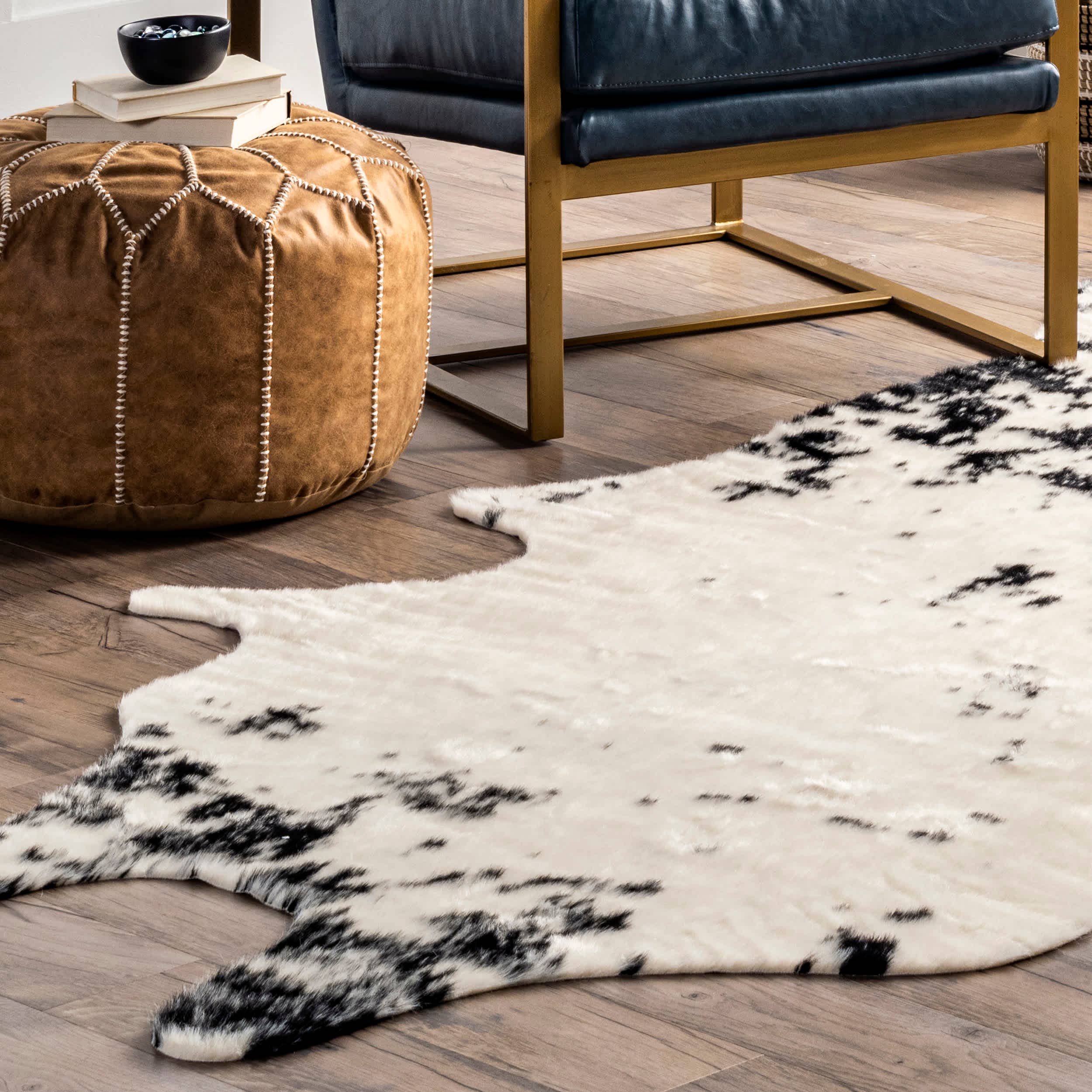 nuLOOM - Wholesale Area Rug - Faux Cowhide Washable Area Rug26