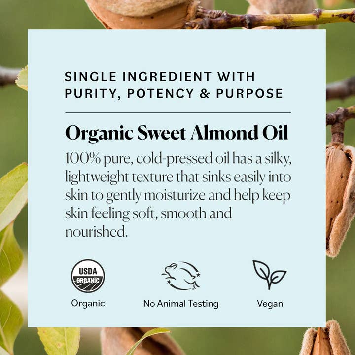 Sky Organics - Wholesale Bath/Body Oil - Organic Almond Oil 1oz4