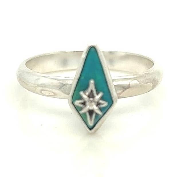 Mini Turquoise Ring (1) #276 for wholesale by Pattie Parkhurst Jewelry