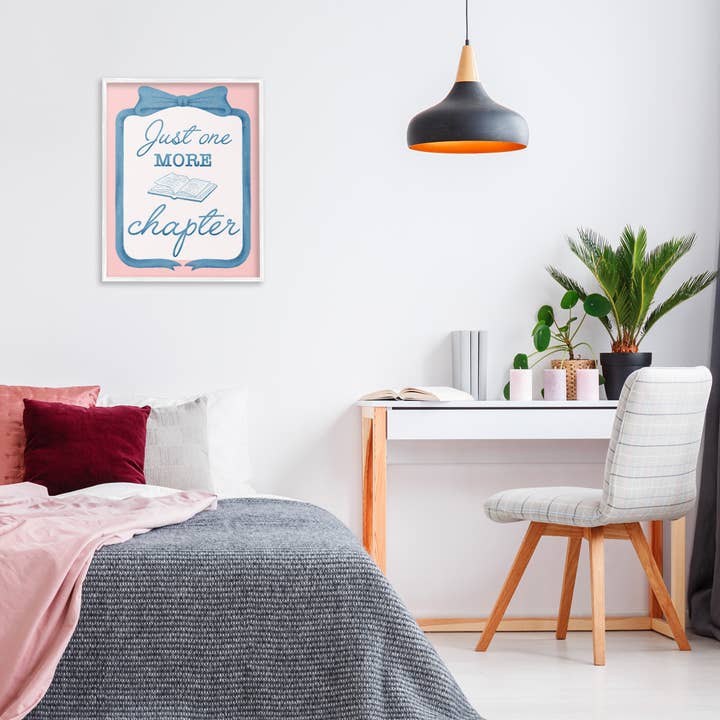 Stupell Industries - Wholesale Wall Sign - Chic Just One More Chapter - Framed Wall Art6