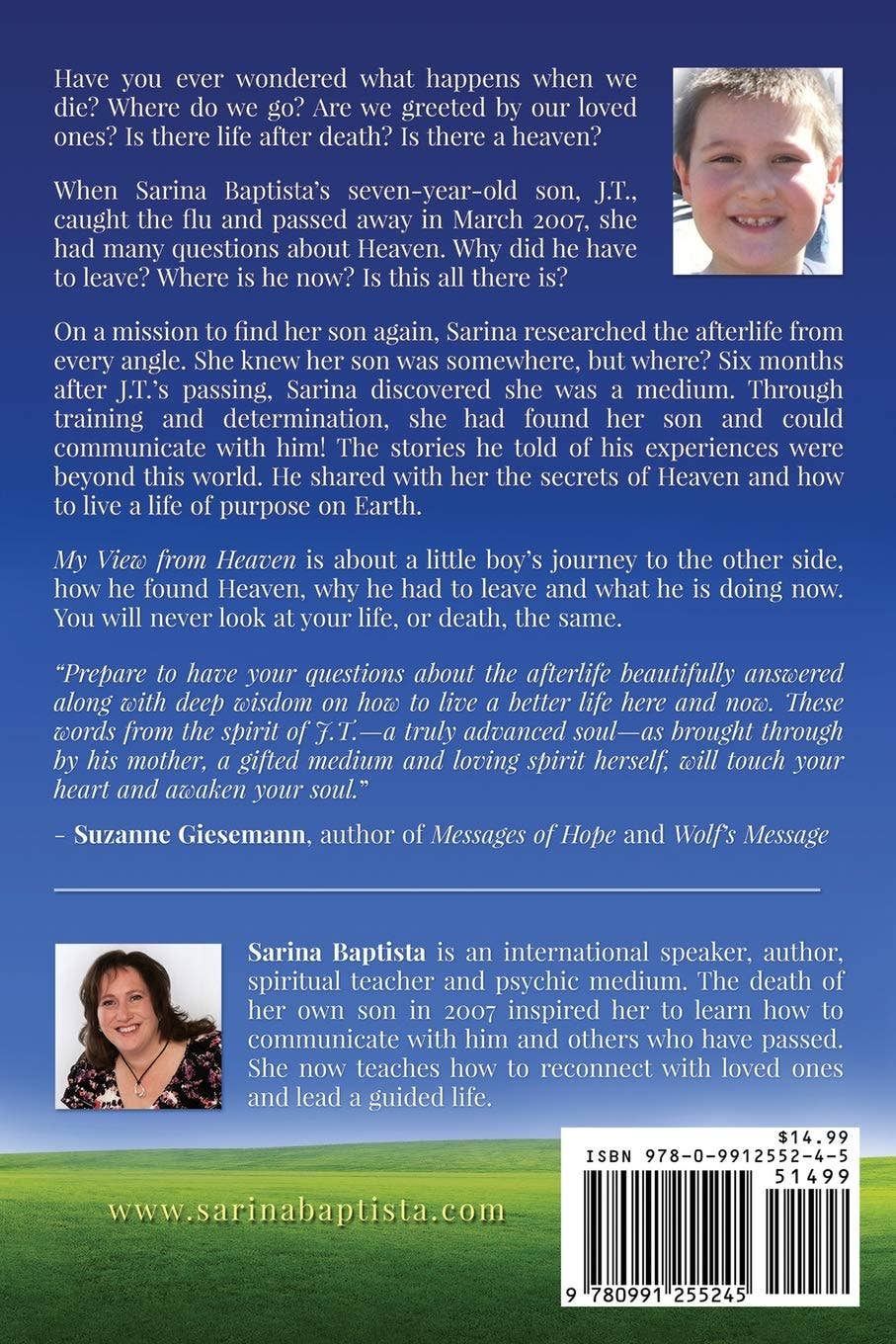 Bridge to Healing Press - Wholesale Religion Book - My View from Heaven: A Boy's Story of His Journey to Heaven1