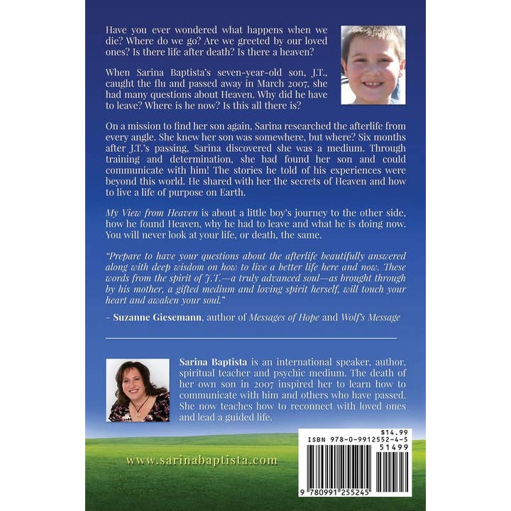 Bridge to Healing Press - Wholesale Religion Book - My View from Heaven: A Boy's Story of His Journey to Heaven1