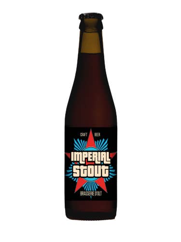 Imperial Stout BIO Black Beer 33cl for wholesale by Brasserie d'OLT