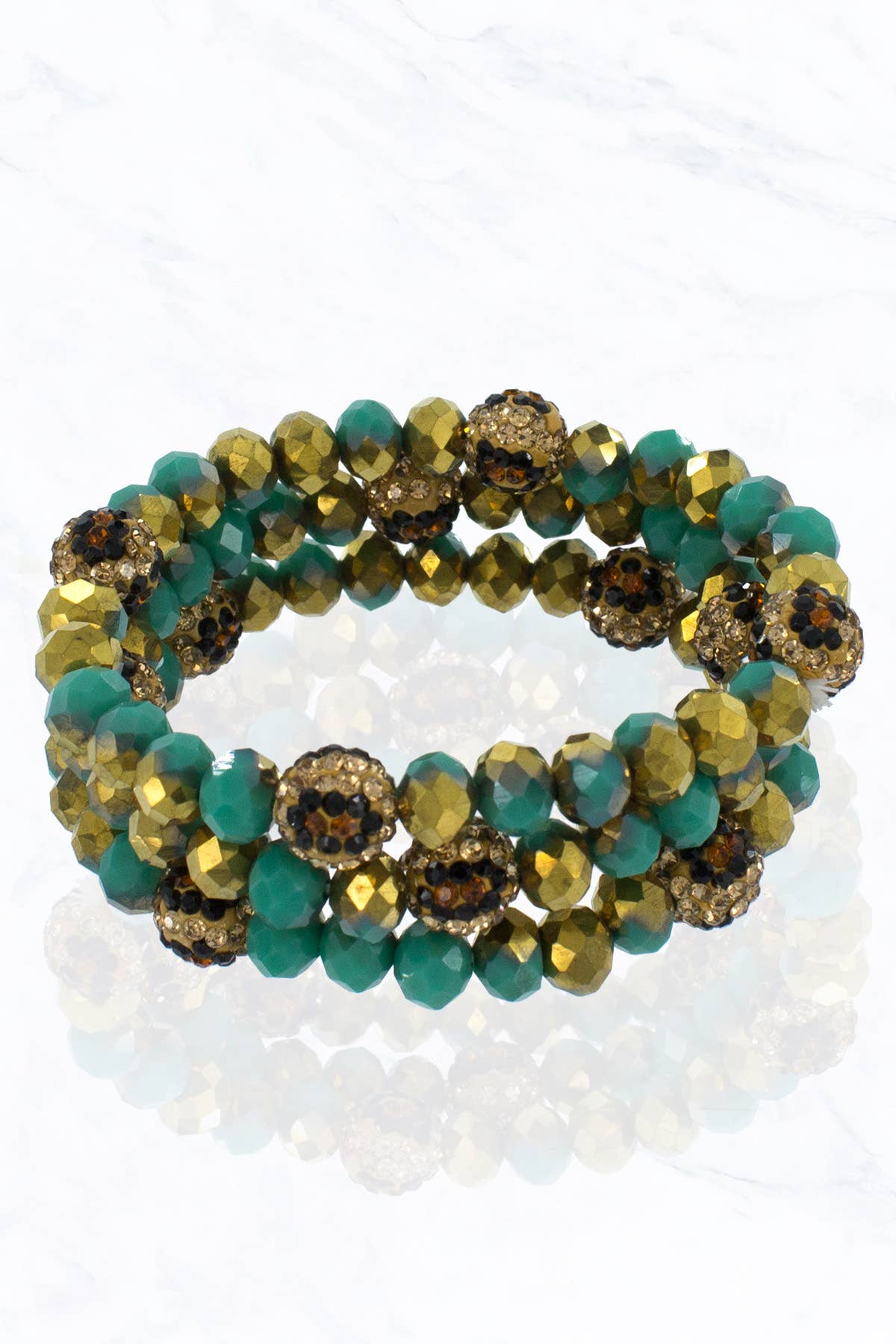 Suzie Q USA - Venta al por mayor Pulsera de cuentas - Pulsera Bola Bead & Leo Stone17