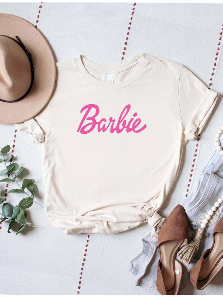 PINK NABI - Wholesale Screen Printed T-Shirt - Women's - Barbie Screen Printed Women's Cotton T-Shirt4