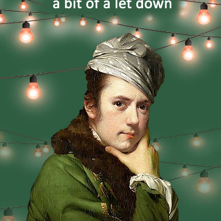 Go La La – wholesale Christmas card – Party Hats Christmas Card (SKU: BBX24) 1