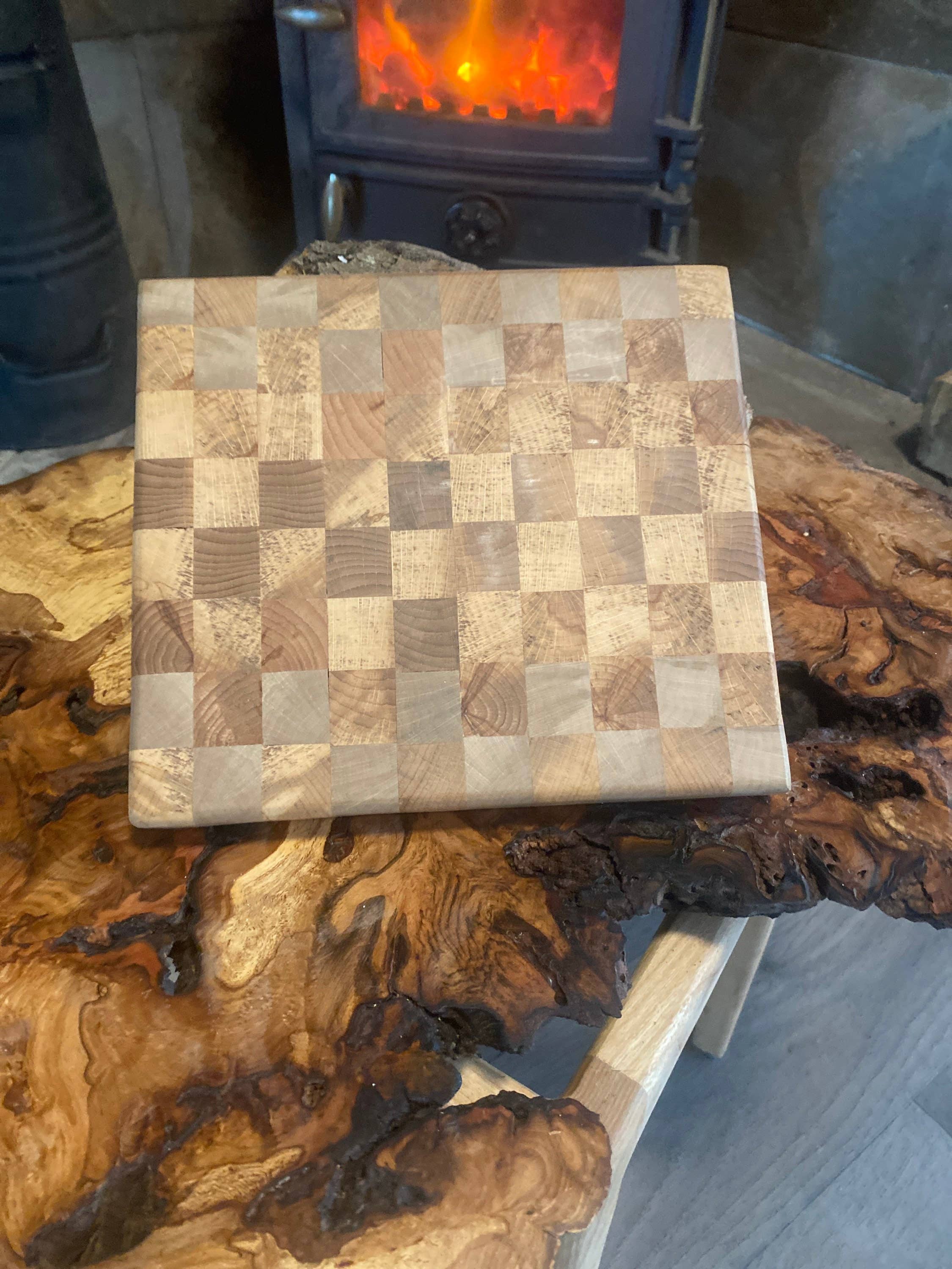 Bellmarlace – wholesale Cutting board – Introducing our exquisite End Grain Board with handle groves1