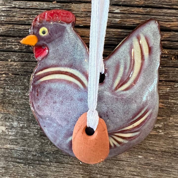 Wayne Village Pottery - Wholesale Ornament - Chicken & Egg Ornament2