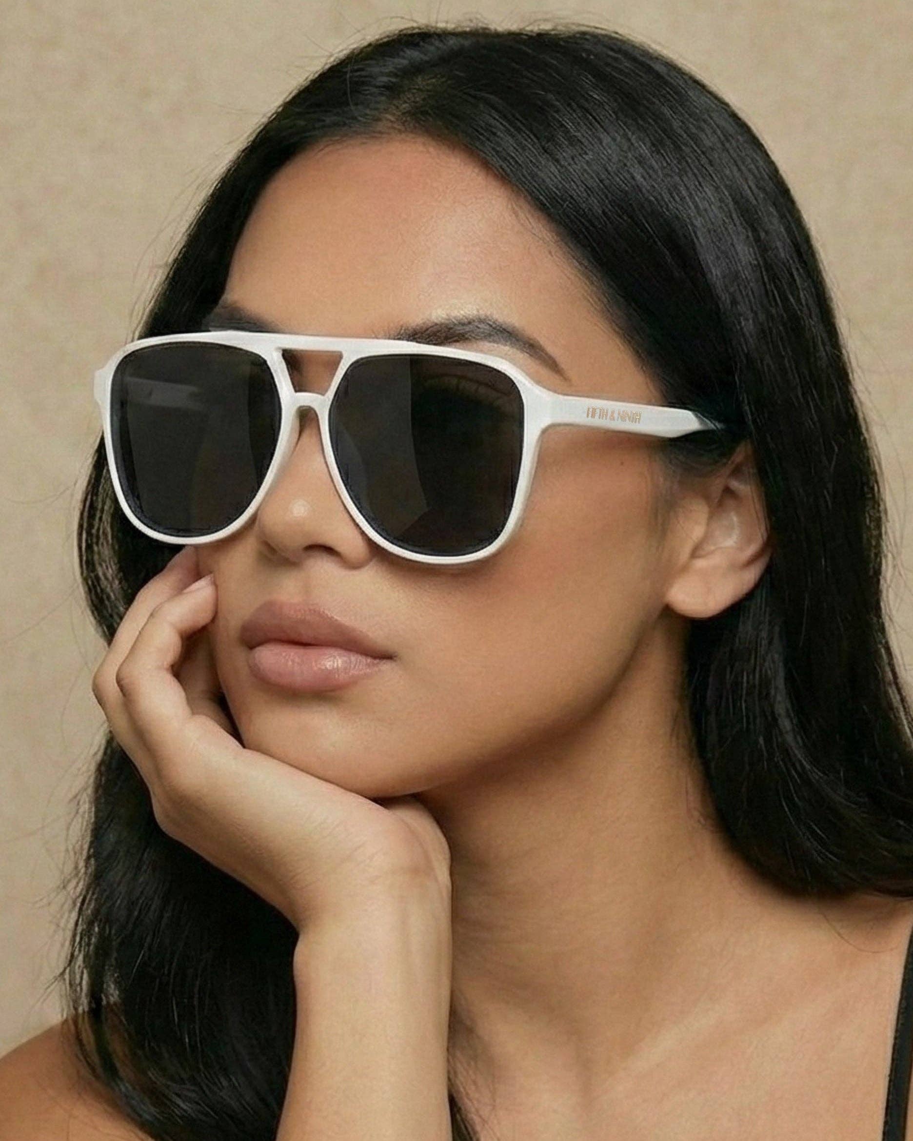 Fifth & Ninth - Wholesale Zonnebril - Dames - Lagos zonnebril met oversized design en polarized glazen22