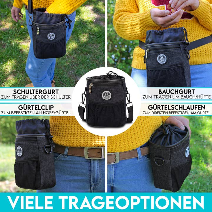 HUND IST KÖNIG - Vente Sac à friandises – chien - Sac à friandises premium HUND IST KÖNIG® pour chiens