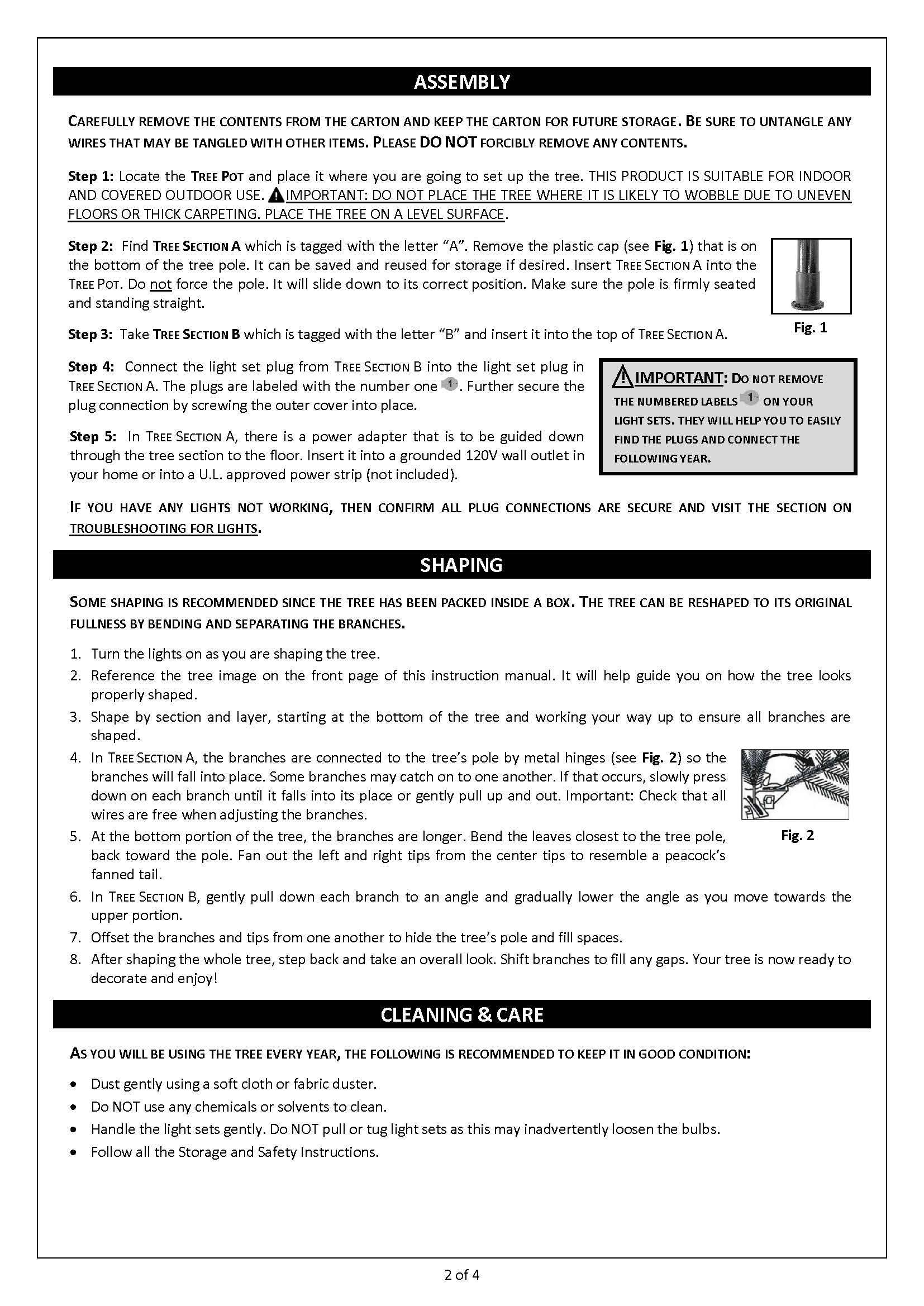 Haute Decor - Wholesale Artificial Christmas Tree - 4.5 Foot Pre-Lit New Haven Fraser Fir Potted Tree6