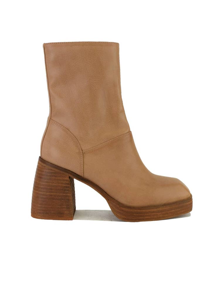 BEAST FASHION - Wholesale Booties - Women's - FOSTER-03 Block Heel Ankle Boots6