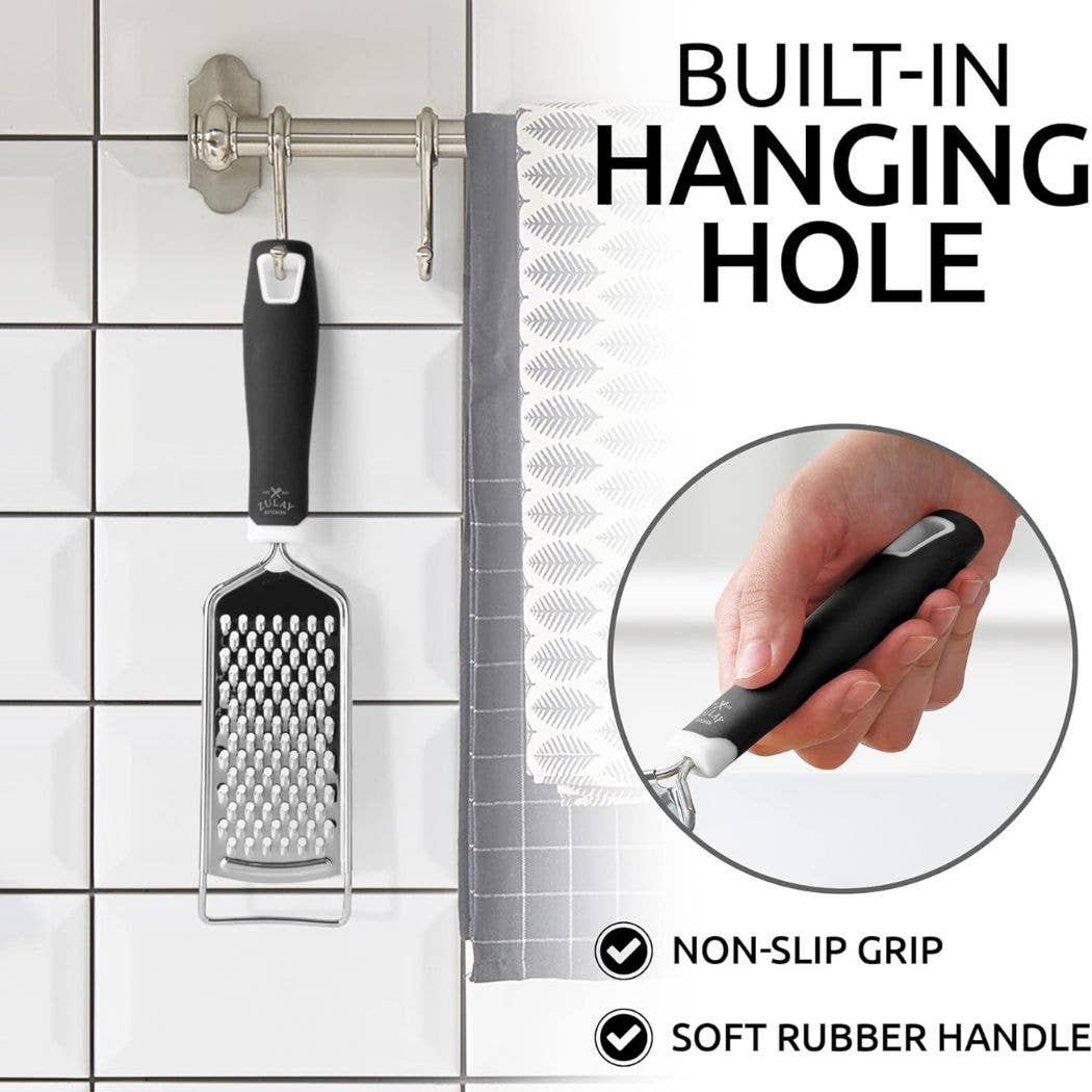 Zulay Kitchen - Wholesale Rasp - Platte, draagbare kaasrasp van roestvrij staal7