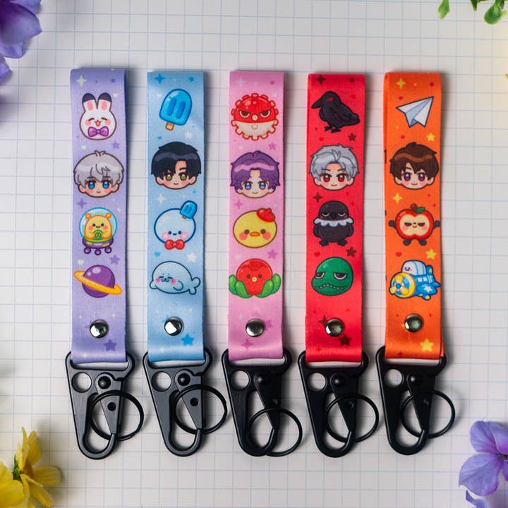 Gaming Love in Space LADS Wrist Lanyard for wholesale by RainyViv