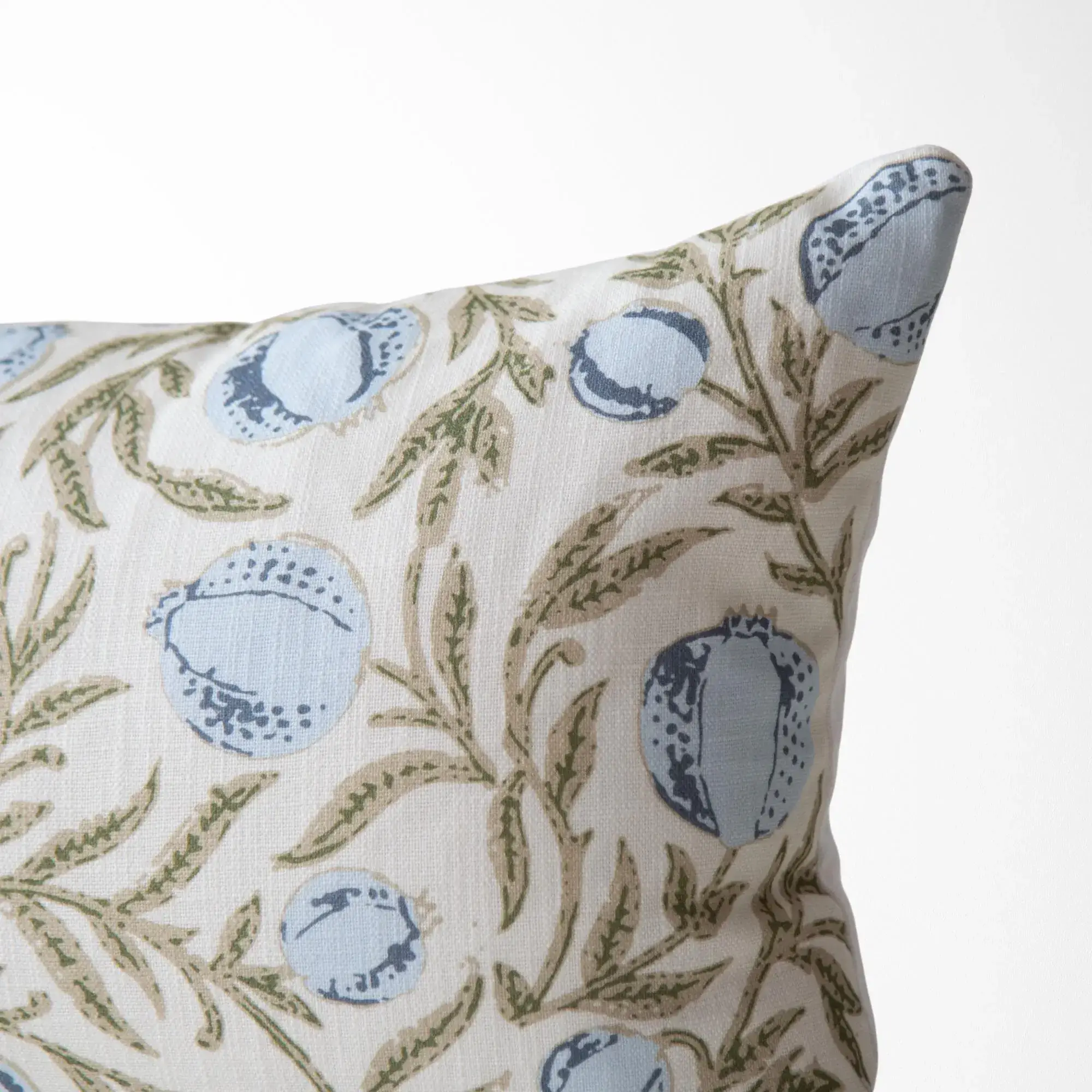 Tajik  Home  LLC - Wholesale Throw Pillow Cover - Alisa Blue Block Print Pillow Cover5