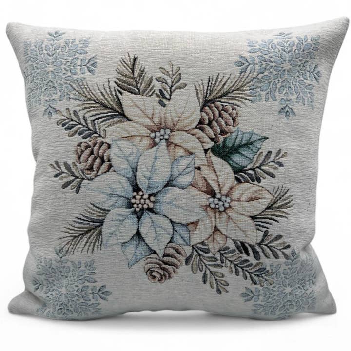LAVAREDO C Gobelin Jacquard & Chenille Cushion Cover 45x45 cm for wholesale by Hesta