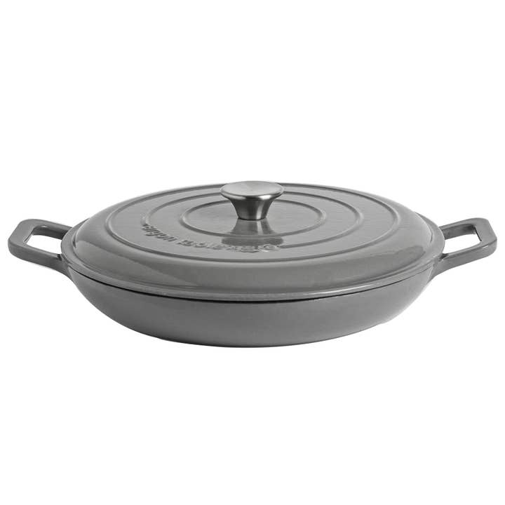 Argon Tableware Cast Iron Casserole Dish - 2.9L - Slate Grey for wholesale by Rinkit Ltd