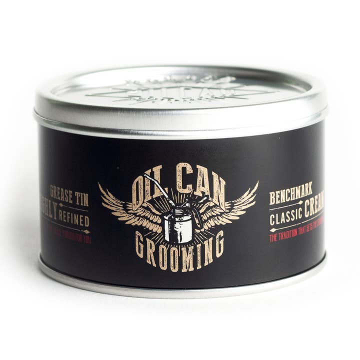 Ölkanne Benchmark Classic Cream (100ml) für den Großhandel von US Barber Products