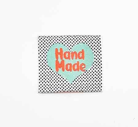 L’Étiquette Home Couture - Wholesale Craft Sewing Kit - Woven Label to Sew: Hand Made - FLUO1