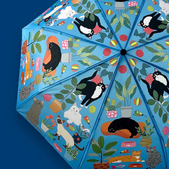 Naked Decor - Wholesale Umbrella - Kids - At Home with Cats Umbrella2