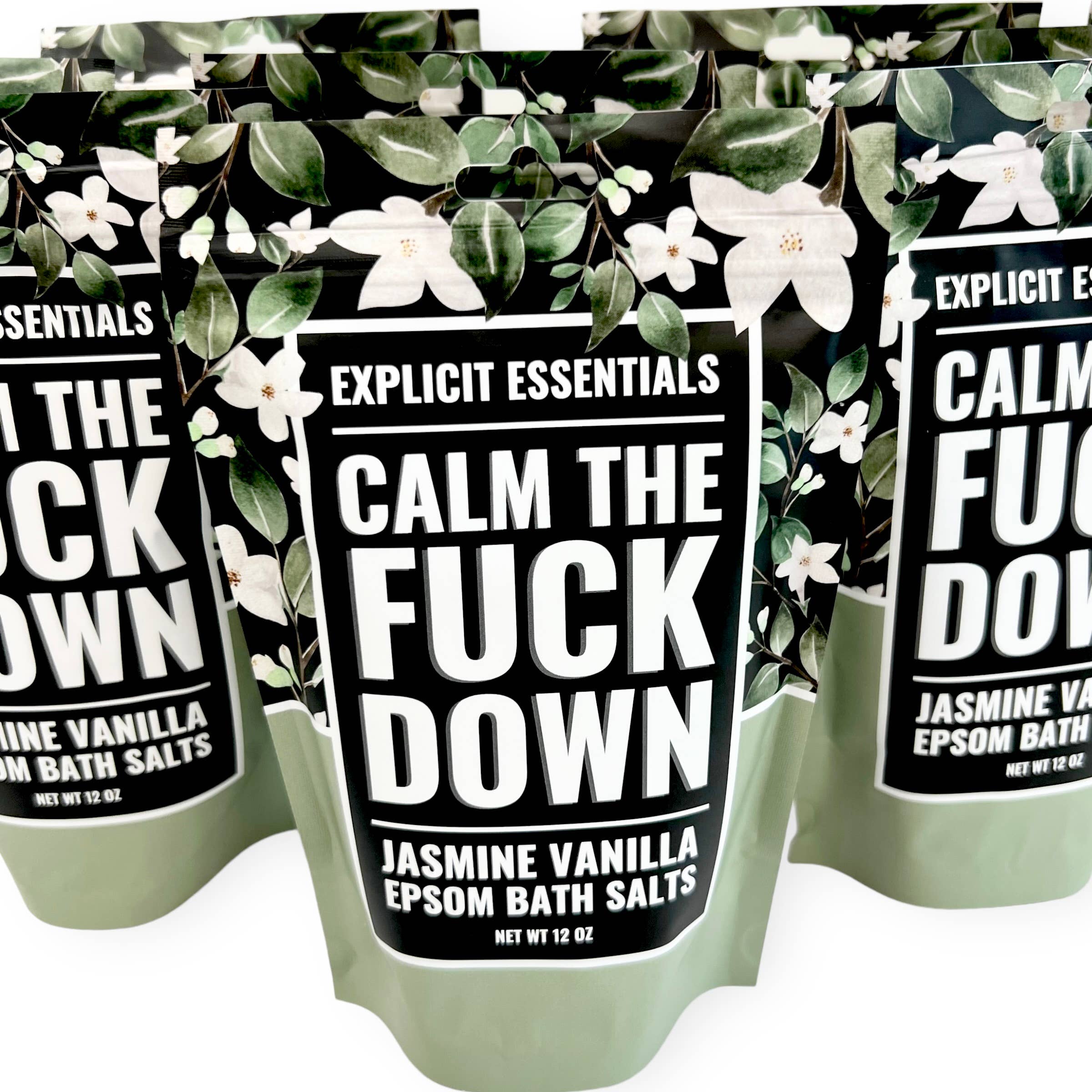 Explicit Essentials - Wholesale Bath Salts - Calm The Fuck Down Bath Salts 12oz Bag 2