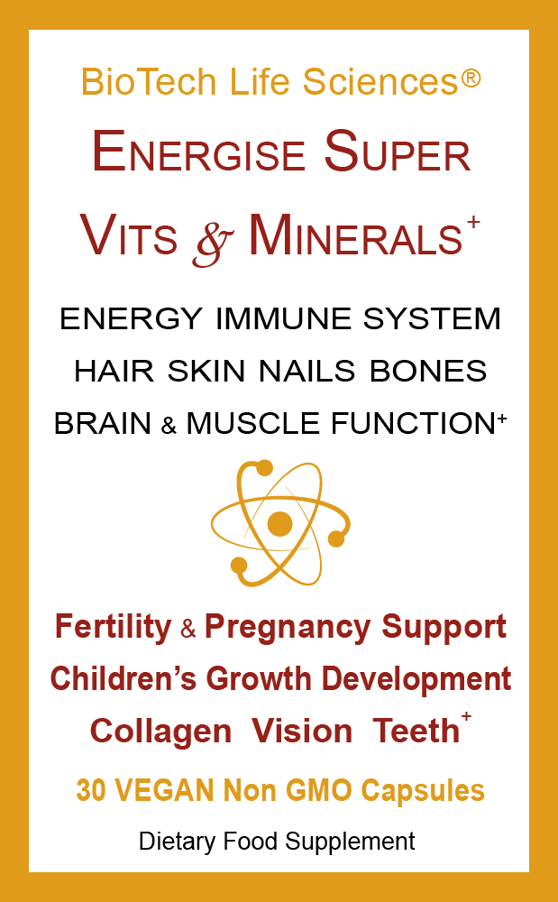 BioTech Life Sciences - Wholesale Oral Supplement/Vitamin - Energise Super Vitamins & Minerals - World's Best Multivit0