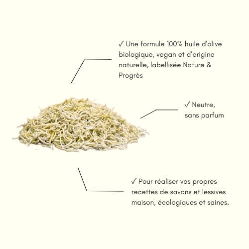 Savons Arthur - Wholesale Zeepblok - GROOTHANDEL: 100% biologische olijfolie zeepvlokken1