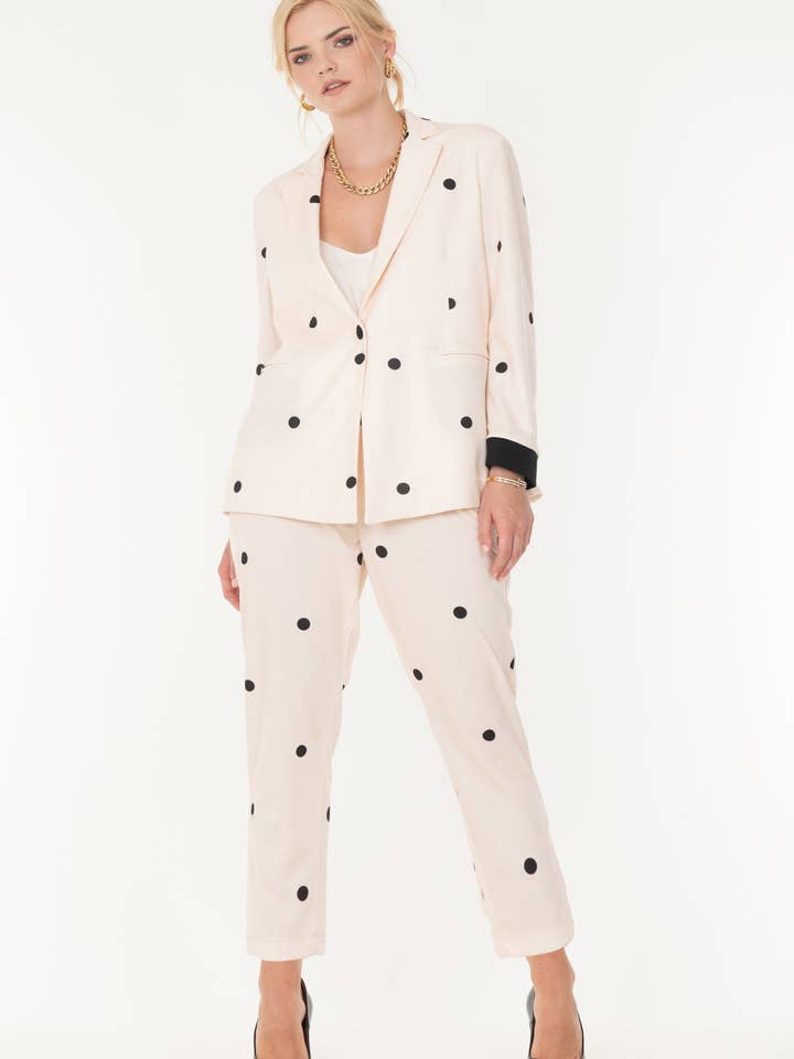 Veste Fantaisie Pois Poignet Uni pour la vente par More By Siste's