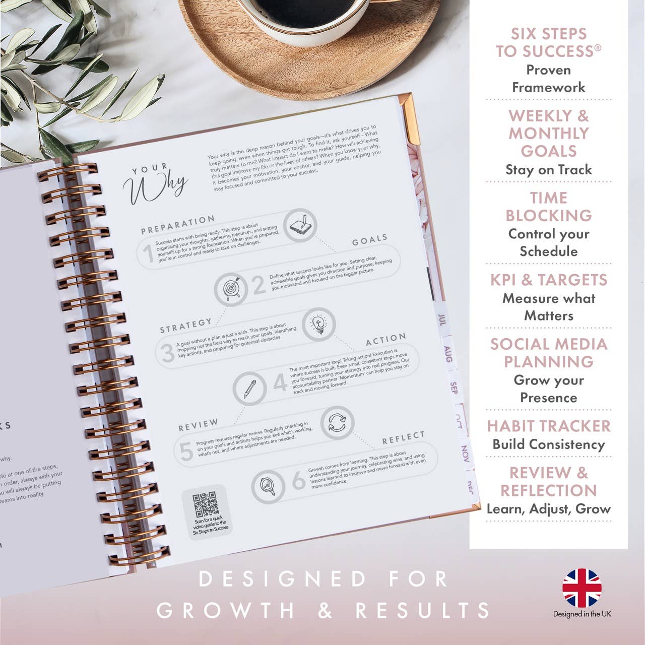 Perfect Planner Company - Wholesale Planner - 2026 Luxury Business Planner - Dusky Pink5