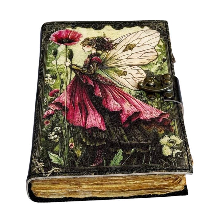 Fairy Leather Journal Celtic Grimoire Journal Spellbook for wholesale by Billion Brothers