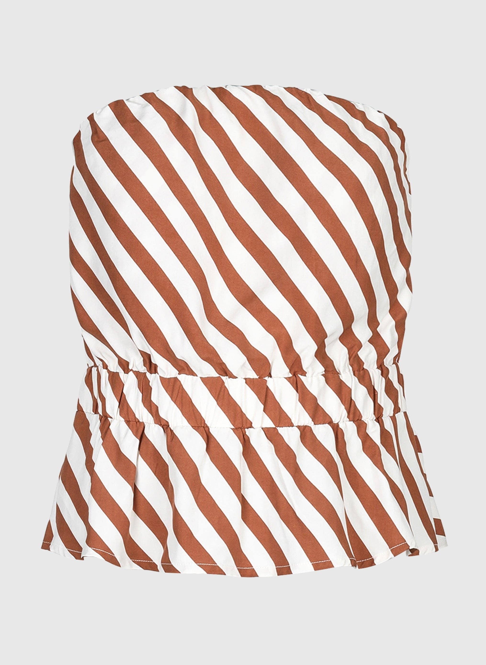 An'ge – wholesale Blus - Dam – Kitry tubtopp i liten karamellfärg4