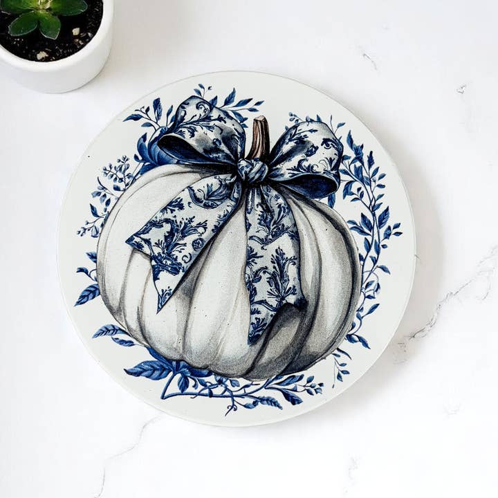 Fall Tabletop Decor | Cute Halloween Ceramic Coasters Unique for wholesale by Gia Roma