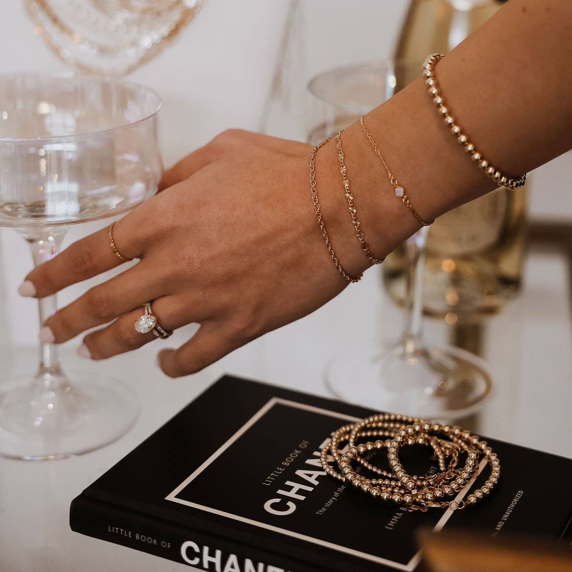 True by Kristy Jewelry - Wholesale Beaded Bracelet - Gold Filled Luxe Beaded Bracelet8