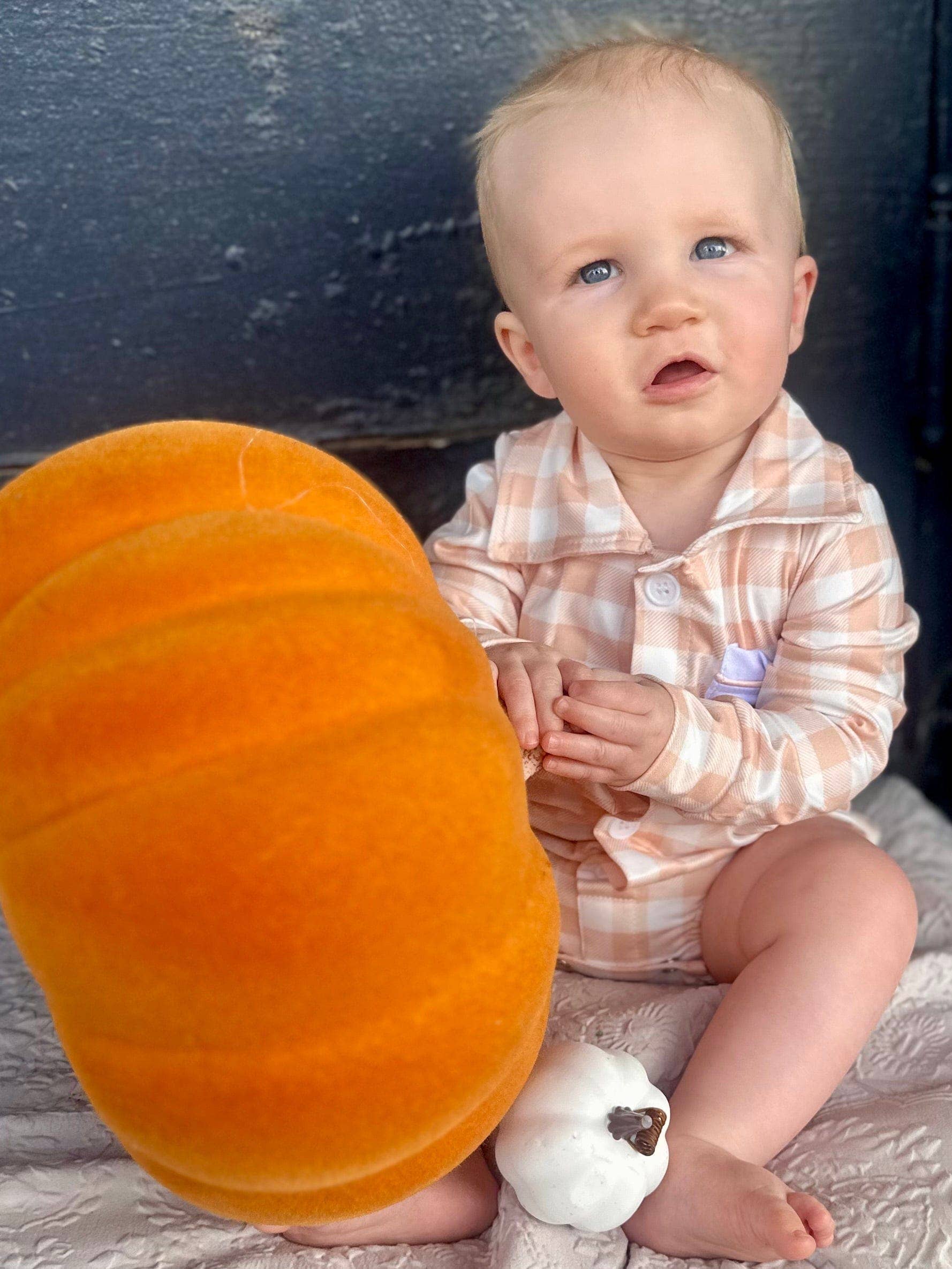 Cowpuncher Babe - Wholesale Button Down Shirt - Kids - PUMPKIN PATCH BUTTON DOWN2