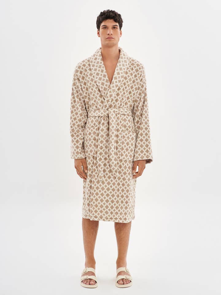 Bathrobe | Velour Pixel for wholesale by House Babylon