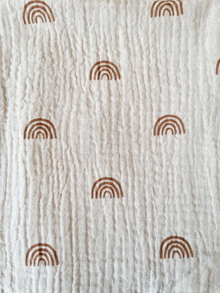 Rammelaartje - Wholesale Swaddle - Baby - Hydrophilic cloth 60x60cm - Rainbow1