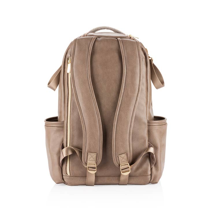 Itzy Ritzy - Wholesale Diaper Bag - Baby - Vanilla Latte Boss Plus™ Backpack Diaper Bag
